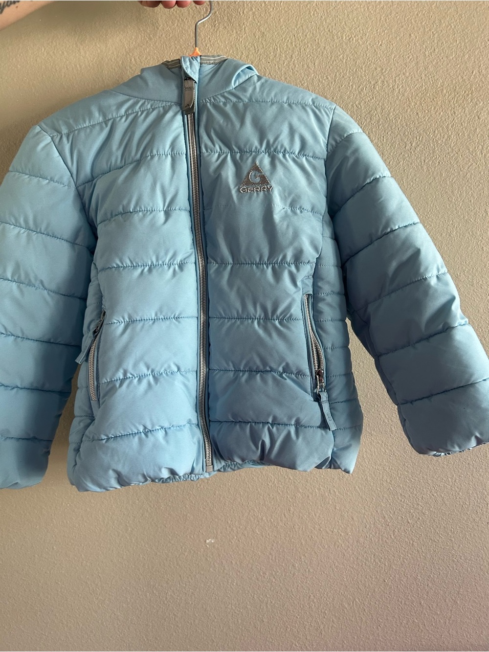 Gerry Weber Light Blue Kids Hooded Puffer Jacket